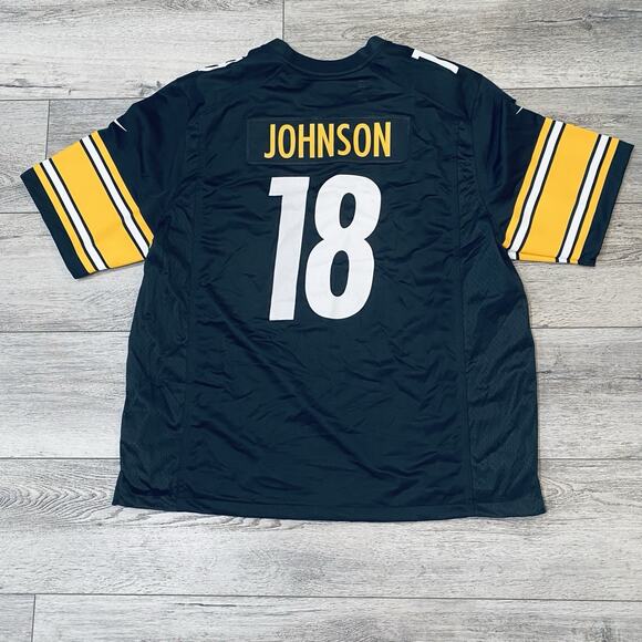 Pittsburgh Steelers #18 Diontae Johnson Jersey 56 Nike 3XL ON FIELD NFL - Picture 1 of 5